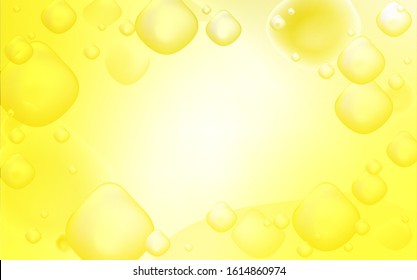 Light Yellow vector pattern with lamp shapes. Brand-new colored illustration in memphis style with gradient. The best blurred design for your business.
