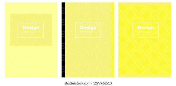 Light Yellow vector pattern for magazines. Modern abstract design concept with colorful gradient. Pattern notebooks, journals.