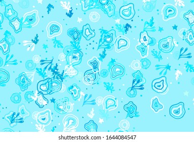 Light Yellow vector pattern with random forms. Illustration with colorful gradient shapes in abstract style. Modern design for your business card.