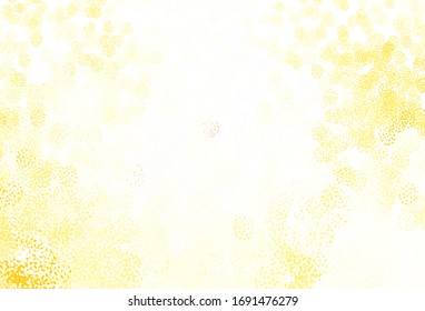 Light Yellow vector pattern with random forms. Illustration with colorful gradient shapes in abstract style. Background for a cell phone.