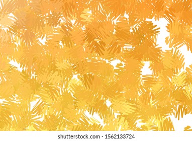 Light Yellow vector pattern with sharp lines. Glitter abstract illustration with colorful sticks. Template for your beautiful backgrounds.