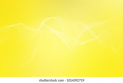 Light Yellow vector pattern with spheres. Abstract illustration with colored bubbles in nature style. The pattern can be used for beautiful websites.