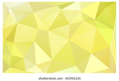 Light Yellow vector Pattern.  triangular template. Geometric sample. Repeating routine with triangle shapes. New texture for your design. Pattern can be used for background.