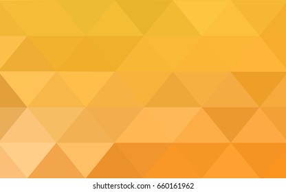 Light Yellow vector Pattern.  triangular template. Geometric sample. Repeating routine with triangle shapes. New texture for your design. Pattern can be used for background.