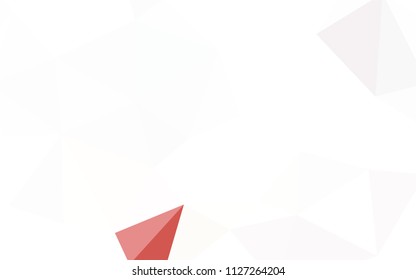 Light Yellow vector polygon abstract layout. Elegant bright polygonal illustration with gradient. Triangular pattern for your design.