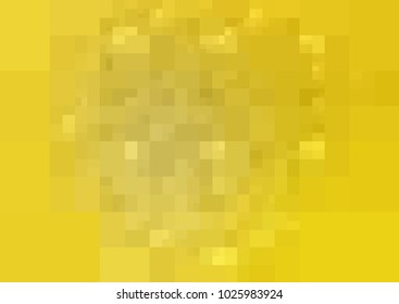 Light Yellow vector polygonal illustration, which consist of rectangles. Rectangular pattern for your business design. Geometric background in Origami style with gradient. 