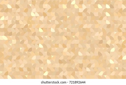Light Yellow vector red banner with set of circles, dots. Donuts Background. Creative Design Template. Technological halftone illustration.