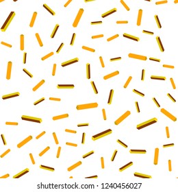 Light Yellow vector seamless, isometric texture with colored lines. Lines on blurred abstract background with gradient. Design for textile, fabric, wallpapers.