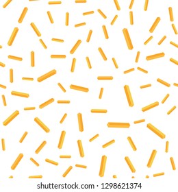 Light Yellow vector seamless, isometric layout with flat lines. Lines on blurred abstract background with gradient. Template for business cards, websites.