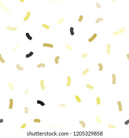 Light Yellow vector seamless pattern with lamp shapes. Geometric illustration in marble style with gradient.  Pattern for your business design.