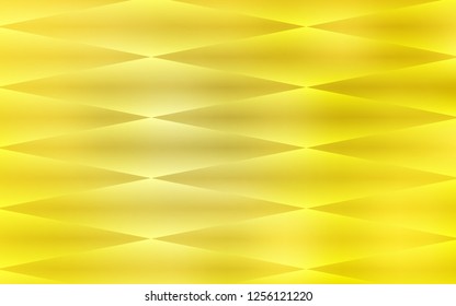 Light Yellow vector seamless template with crystals, rectangles. Illustration with set of colorful rectangles. Template for business cards, websites.