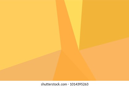 Light Yellow vector shining triangular pattern. Modern geometrical abstract illustration with gradient. The textured pattern can be used for background.