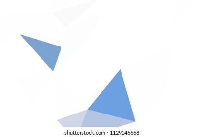 Light Yellow vector shining triangular backdrop. Creative illustration in halftone style with triangles. Pattern for a brand book's backdrop.