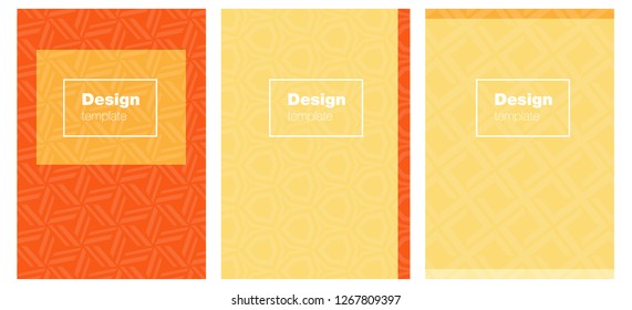 Light Yellow vector style guide for notepads. Blurred decorative design in abstract style with textbox. Pattern notebooks, journals.