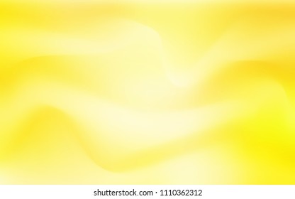 Light Yellow vector template with abstract circles. A completely new color illustration in marble style. Marble design for your web site.