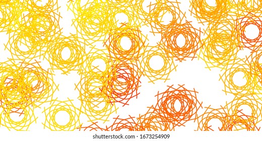 Light Yellow vector template with abstract forms. Colorful illustration with simple gradient shapes. Simple illustration for your web site.
