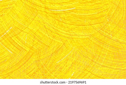 Light Yellow vector template with bent lines. Shining colorful illustration in simple curve style. Elegant pattern for a brand book.