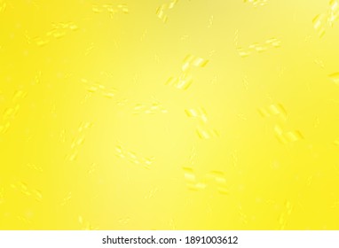 Light Yellow vector template in carnival style. A colorful design in Christmas style with gradient. Pattern for booklets, leaflets of education.