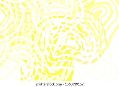 Light Yellow vector template with chaotic shapes. Illustration with colorful gradient shapes in abstract style. Simple design for your web site.