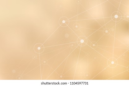 Light Yellow vector template with circles, triangles. Abstract illustration with colorful discs and triangles. Pattern can be used for beautiful websites.