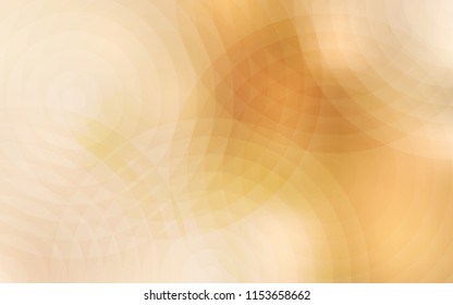 Light Yellow vector template with circles. Abstract illustration with colored bubbles in nature style. Completely new template for your brand book.