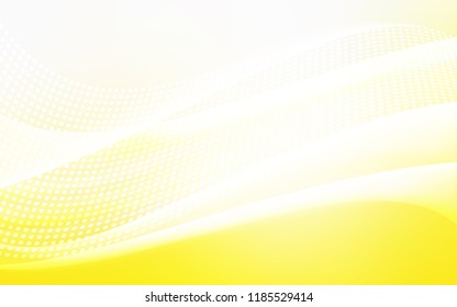 Light Yellow vector template with circles, triangles. Colorful illustration with circles and lines in futuristic style. Design for textile, fabric, wallpapers.