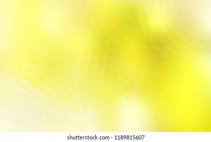 Light Yellow vector template with circles. Illustration with set of shining colorful abstract circles. Beautiful design for your business advert.