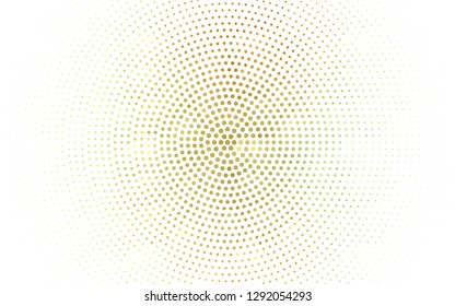 Light Yellow vector  template with circles. Blurred decorative design in abstract style with bubbles. New template for your brand book.