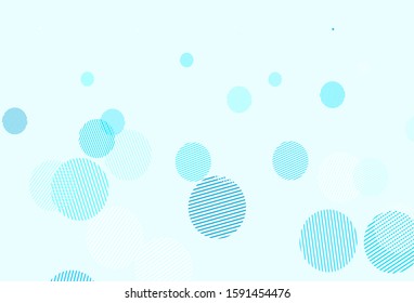 Light Yellow vector template with circles. Blurred bubbles on abstract background with colorful gradient. Design for poster, banner of websites.