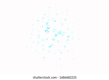 Light Yellow vector template with circles. Blurred bubbles on abstract background with colorful gradient. New template for your brand book.