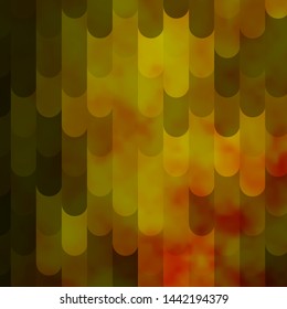 Light Yellow vector template with lines. Gradient abstract design in simple style with sharp lines. Template for your UI design.
