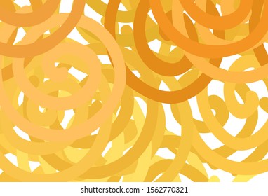 Light Yellow vector template with lines. Brand new colorful illustration in simple style. Template for cell phone screens.