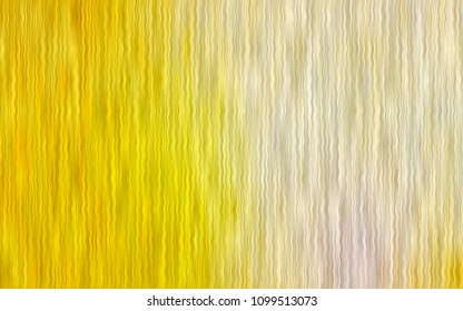 Light Yellow vector template with liquid shapes. A vague circumflex abstract illustration with gradient. Brand-new design for your ads, poster, banner.