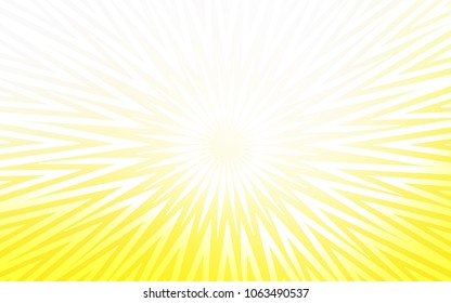 Light Yellow vector template with repeated sticks. Decorative shining illustration with lines on abstract template. The pattern for ad, booklets, leaflets.