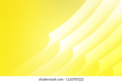 Light Yellow vector template with repeated sticks. Lines on blurred abstract background with gradient. Smart design for your business advert.