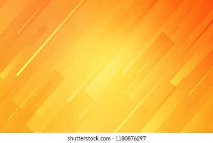 Light Yellow vector template with repeated sticks. Shining colored illustration with sharp stripes. Smart design for your business advert.