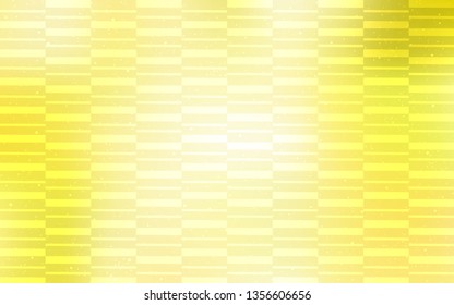 Light Yellow vector template with repeated sticks. Lines on blurred abstract background with gradient. Best design for your ad, poster, banner.