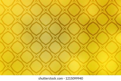 Light Yellow vector template with sky stars. Glitter abstract illustration with colored stars. Smart design for your business advert.