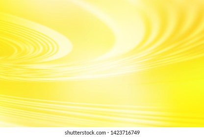 Light Yellow vector template with wry lines. Brand new colorful illustration in simple style. A new texture for your  ad, booklets, leaflets.