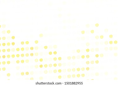 Light Yellow vector template with wry lines. Geometric illustration in abstract style with gradient. Elegant pattern for a brand book. Light Yellow vector template with wry lines. Geometric illustration in abstract style with gradient. Elegant pattern for a brand book.