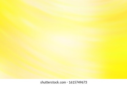 Light Yellow vector template with wry lines. An elegant bright illustration with gradient. A completely new template for your design.