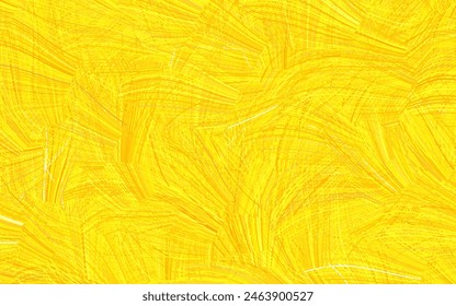 Light Yellow vector template with wry lines. A sample with colorful lines, shapes. Business design for posters, banners.