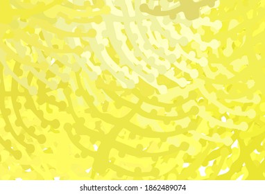 Light Yellow vector texture with abstract forms. Simple colorful illustration with abstract gradient shapes. Best smart design for your business.