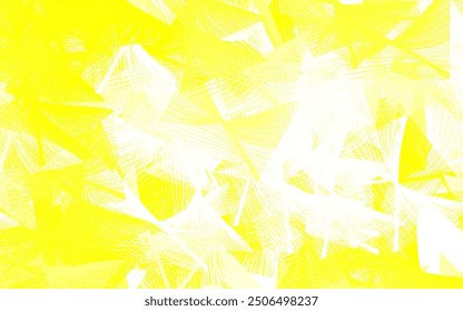 Light Yellow vector texture with abstract forms. Decorative design in abstract style with random forms. Simple design for your web site.