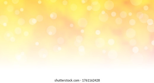Light Yellow vector texture with circles. Abstract illustration with colorful spots in nature style. Pattern for wallpapers, curtains.