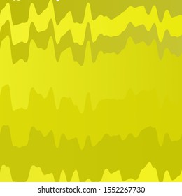 Light Yellow vector texture with circular arc. Brand new colorful illustration with bent lines. Pattern for websites, landing pages.