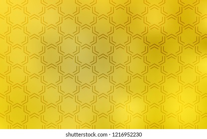 Light Yellow vector texture with colored lines. Blurred decorative design in simple style with lines. Template for your beautiful backgrounds.