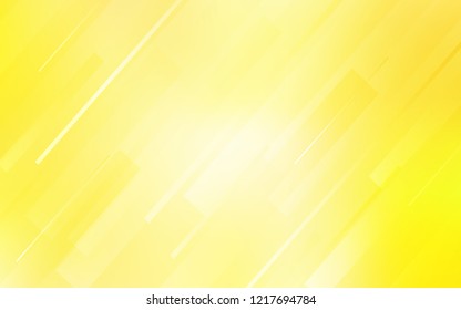 Light Yellow vector texture with colored lines. Lines on blurred abstract background with gradient. Best design for your ad, poster, banner.
