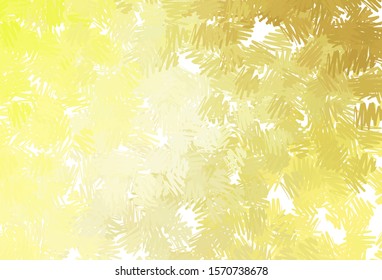 Light Yellow vector texture with colored lines. Shining colored illustration with sharp stripes. Pattern for ads, posters, banners.