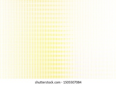 Light Yellow vector texture with disks. Beautiful colored illustration with blurred circles in nature style. Design for poster, banner of websites.